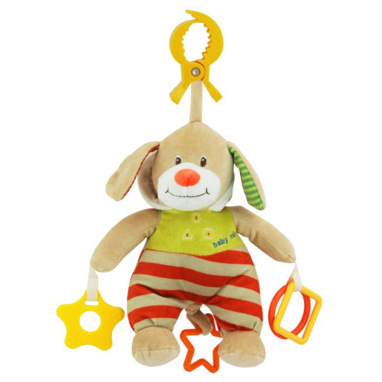 Плюшевая подвеска музыкальная Baby Mix STK-16132D Песик, mix, мультиколир