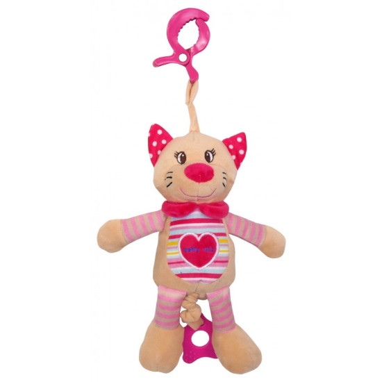 Plush suspension musical Baby Mix cat STK-17516C, MIX, multicolyr