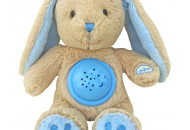 Музыкальный Кролик Hadi Baby Mix STK-18957 с проектором голубого цвета