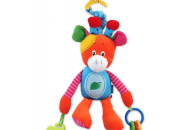 Плюшевая подвеска с вибро Baby Mix ​​TE-8203-23G Жирафка, mix, мультиколир