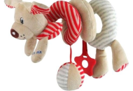 Плюшевая спираль Baby Mix Собачка STK-17515D, mix, мультиколир