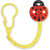 Chain for pacifier Baby Mix Ladybug red
