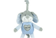 Плюшевая подвеска музыкальная Baby Mix STK-19393D Собачка STK-19393 BD, blue, синий