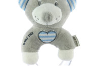 Плюшеве брязкальце Baby Mix STK-19643B Ведмедик STK-19643BB, blue, синій