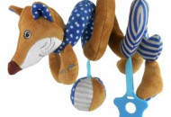 Плюшевая спираль Baby Mix Лиса STK-17511B, blue, голубой