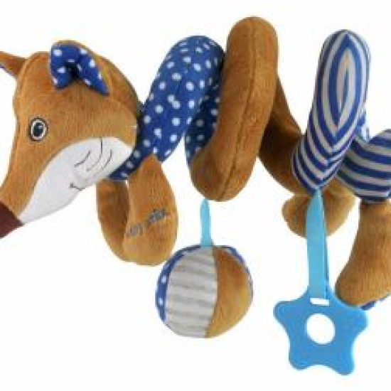 Плюшевая спираль Baby Mix Лиса STK-17511B, blue, голубой