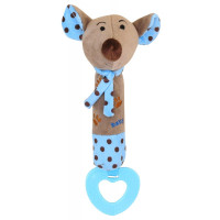 Плюшевая игрушка для руки Baby Mix STK-16058 Мышка STK-16058B, blue, синій
