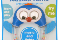Игрушка пластиковая музыкальная Baby Mix KP-0693 Пингвин KP-0693, blue, голубой