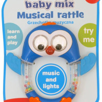 Игрушка пластиковая музыкальная Baby Mix KP-0693 Пингвин KP-0693, blue, голубой