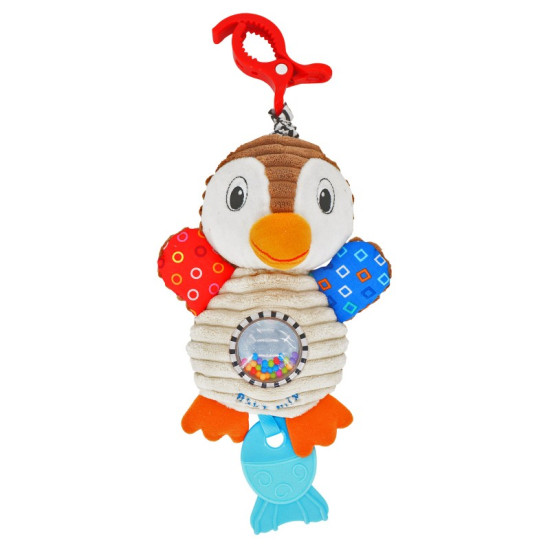 Плюшевая подвеска с вибро Baby Mix Пингвин TE-8248-28, mix, мультиколир