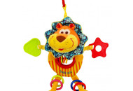 Плюшевая подвеска с вибро Baby Mix TE-8562-24L, Лев, желтый