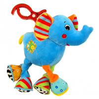 Плюшевая подвеска с вибро Baby Mix Слоник TE-8562A-20, mix, мультиколир