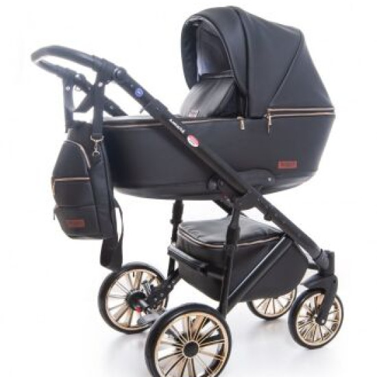 Коляска 2 в 1 Broco Smart black / 2230 /, черный