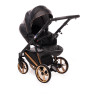 Коляска 2 в 1 Broco Miracle black, черный