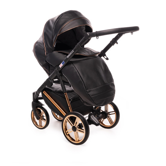 Коляска 2 в 1 Broco Miracle black, черный