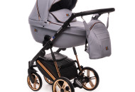 Stroller 2 in 1 Broco Miracle Grey, Gray