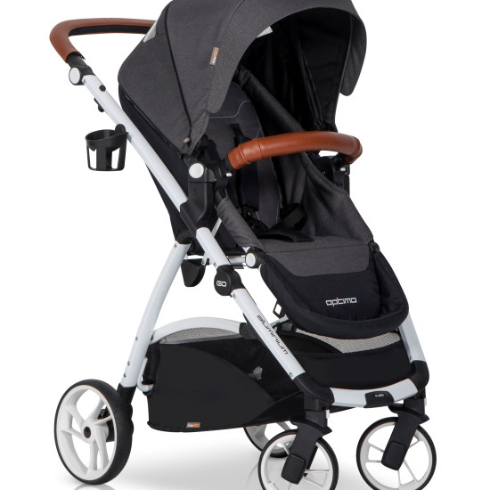 Коляска EasyGo Optimo (без сумки и без люльки) anthracite, графит