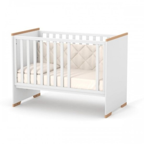 Bed Veres LD9 SITEL without wheels without a box 09.3.1.37.15, white/beech, white/beige