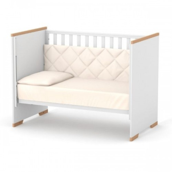 Bed Veres LD9 SITEL without wheels without a box 09.3.1.37.15, white/beech, white/beige