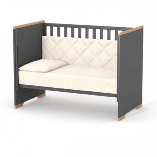 Bed Veres LD9 SITEL without wheels without a box 09.3.1.37.16, dark gray, black/beech