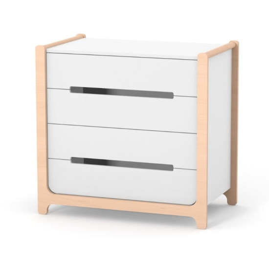 Комод Верес Ніцца 900 33.2.36.2.15, біло/буковий, білий/беж