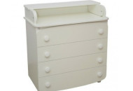 Комод-пеленатор Верес 900 33.4.1.2.06, білий, білий