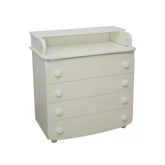 Комод-пеленатор Верес 900 33.4.1.2.06, білий, білий