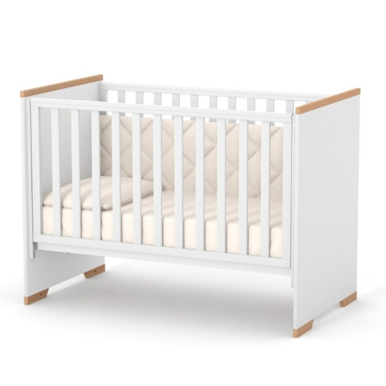 Bed Veres LD9 SITEL without wheels without a box 09.3.1.37.15, white/beech, white/beige