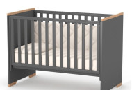 Bed Veres LD9 SITEL without wheels without a box 09.3.1.37.16, dark gray, black/beech