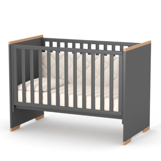 Bed Veres LD9 SITEL without wheels without a box 09.3.1.37.16, dark gray, black/beech