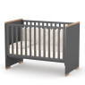 Bed Veres LD9 SITEL without wheels without a box 09.3.1.37.16, dark gray, black/beech