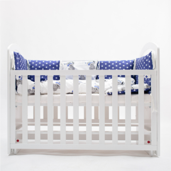 Кровать Twins Bo-Bo маятник без ящика 9801-TB-01, белый, белый
