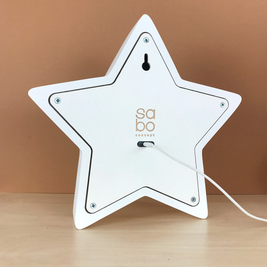 Ночник Sabo Звездочка N01wh1, white, белый