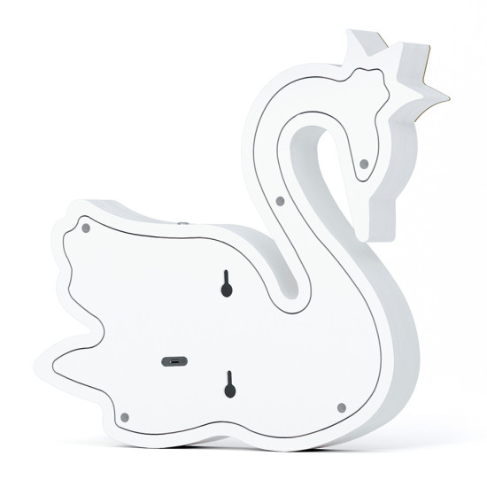 Ночник Sabo Лебедь N09lp1, pink, розовый