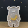 Ночник Sabo Мишка N03lg1, light grey, светло серый