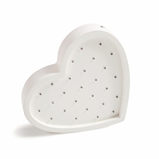 Ночник Sabo Сердце N10wh1, white, белый