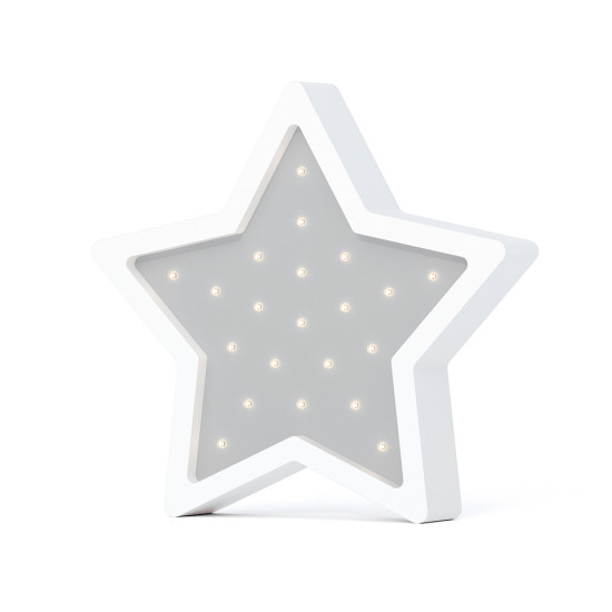 Нічник Sabo Зірочка N01lg1, light grey, світло сірий