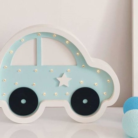 Ночник Sabo Машинка mint, м 