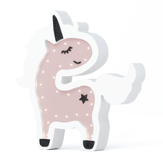 Ночник Sabo Единорог N08lp1, pink, светло розовый