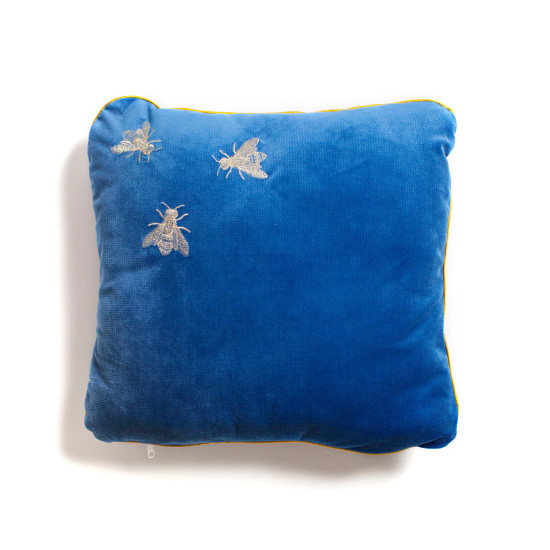 Подушка Twins 40х40 Fly (вишивка) 1310-TF-09, dark blue, синій