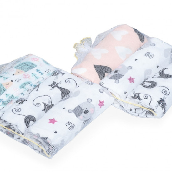 Пеленки Twins фланель 80/80 / 3 шт / 1503-TPF3-80-20, multicolor, мультиколир