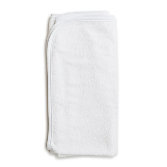 Children's blanket Twins Mahra knitted edging 100x100 white