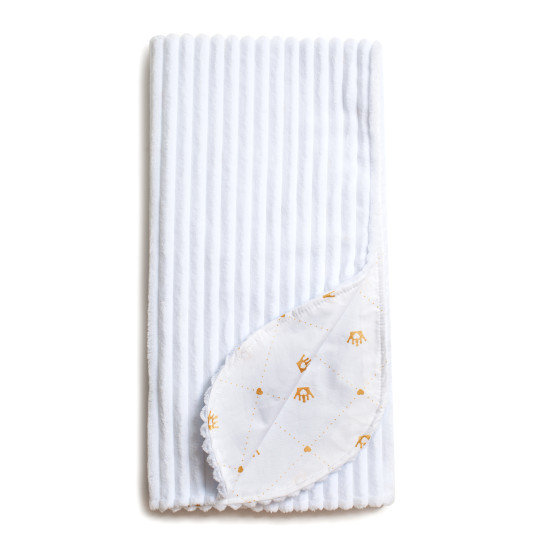 Children's blanket Twins Wave 100x80 1440-TW-01, white