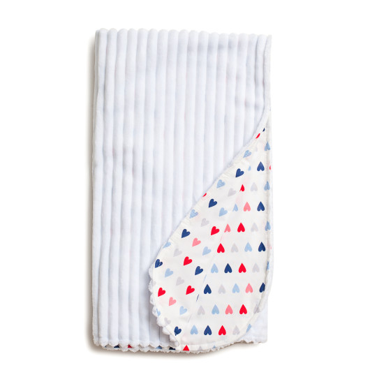 Children's blanket Twins Wave 100x80 1440-TW-01, white