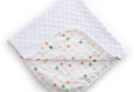 Плед Twins Dolce Minky 80x80 1465-P-033, Minky white multi, белый / мультиколир