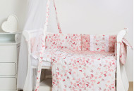 Bed a set 8 EL Twins Romance Spring Collection 4024-TR-24, Butterfly Pink, Pink