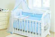 Постельный комплект 7 эл Twins Evo Рыба Кит 4073-A-022, blue, голубой