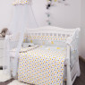 Постельный комплект 8 эл Twins Modern І 4040-P-101, Зайчики желтые, желтый