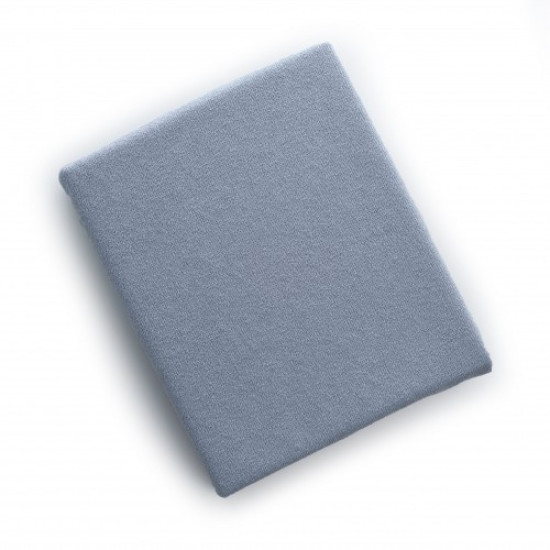 Mattress cover Twins waterproof with elastic band terry 120x60 gray