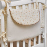 Постельный комплект 7 эл Twins Romantic Teddy Love 4024-R-006, white / beige, белый / беж